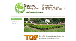 Desktop Screenshot of evergreennurserycorp.com